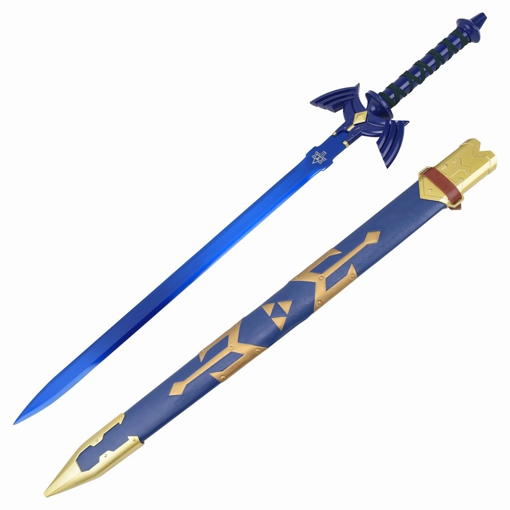 Antique Reproduction Miniature Object ??P??E FANTASY ORNEMENTALE LINK'S BLUE MASTER SWORD BLUE BLADE