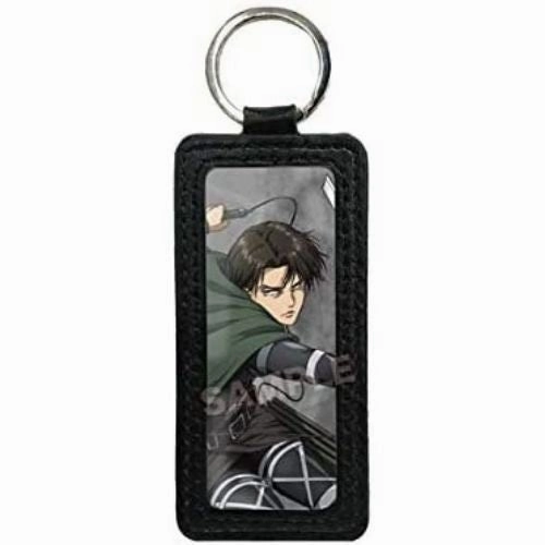 Bird Sculpture "Attack on Titan" Leather Keychain 06 Levi