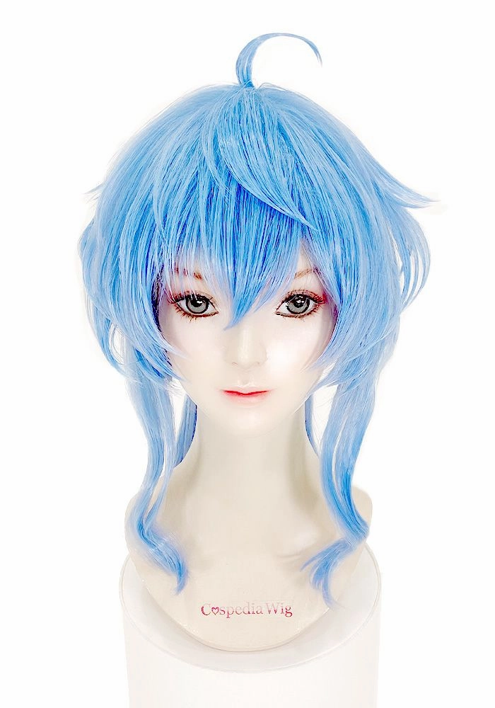 Permadeath Option "Genshin Impact" Ganyu style cosplay wig