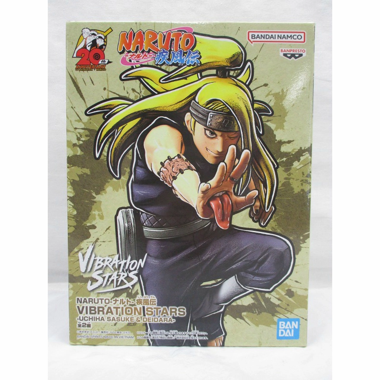 NARUTO Shippuden VIBRATION STARS -UCHIHA SASUKE & DEIDARA- B. Deidara Collectible Character Streaming Decor