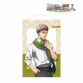 Polymer Clay Attack on Titan New Illustration Jean Wearing Muffler ver. B2 Wall Scroll