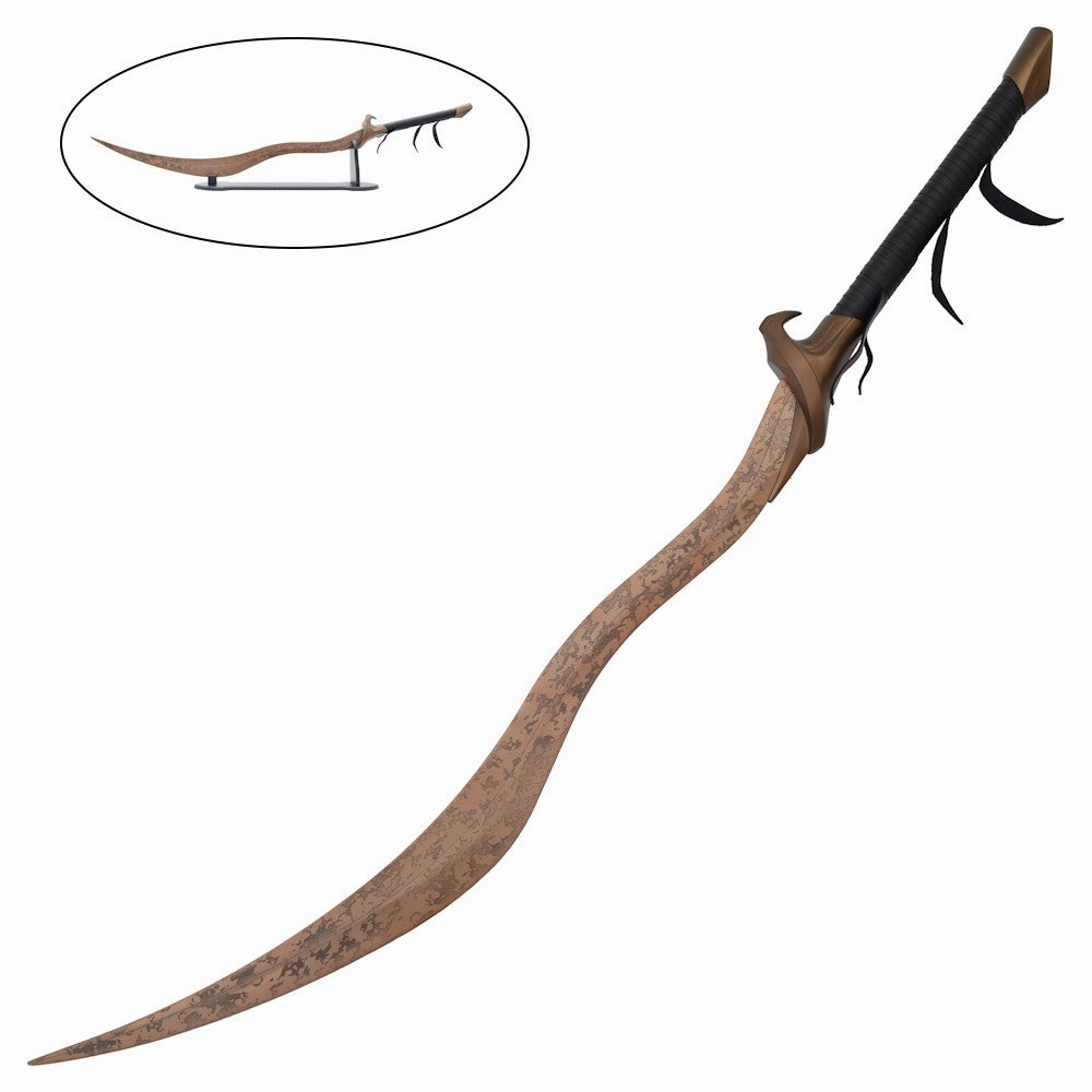 ??P??E ORNEMENTALE BLOODHOUND'S FANG GREATSWORD ELDEN RING Dog Statue Superhero Creation