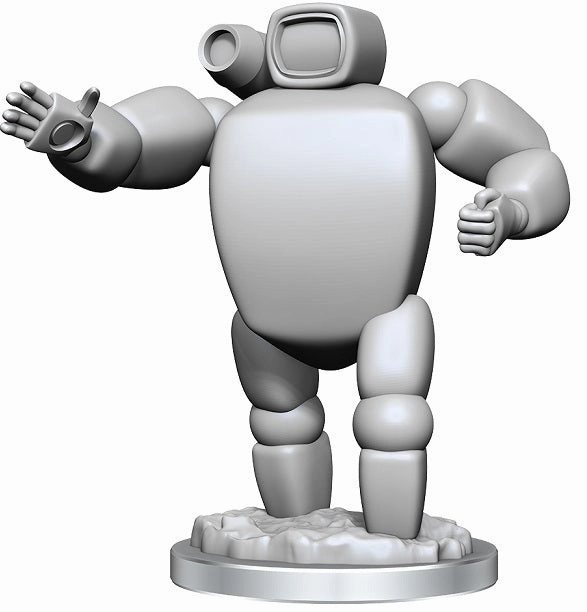 WizKids Unpainted Minis WV21 Hugbot Incapacitators (Starfinder) Transparent Development