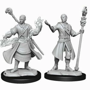 Normal Tier D&D Unpainted Minis WV14 Half-Elf Wizard Male