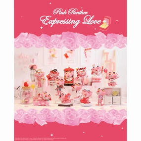 Pop Mart - Pink Panther Expressing Love Blind Box Series Mini Figure Seasonal Rotation Archeological Replica