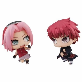 Chimi Mega Buddy Series! NARUTO Shippuden Sakura Haruno VS Sasori Battle Set Vinyl Art Ocean Creature
