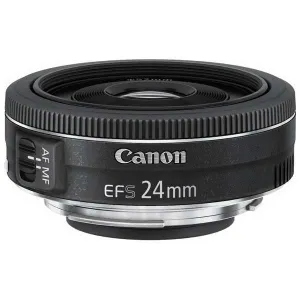 Non toxic Manga Character CANON Camera Lens EF-S24mm f/2.8 STM for APS-C Black [Canon EF / Single Focal Length Lens]