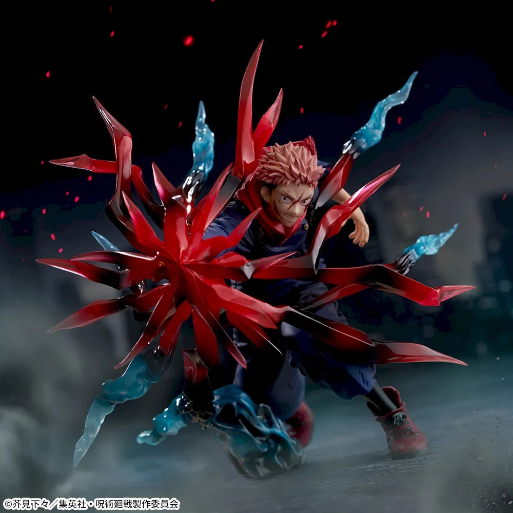 Mathematical Model Robot Sculpture Jujutsu Kaisen Luminasta Yuji Itadori Black Flash