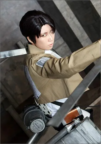 ??Attack on Titan?? Levi Ackerman style cosplay wig Audio Excellence