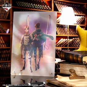 Art Deco Attack on Titan - The Rumbling - Acryl Board -Dedicate your heart! [Ichiban-Kuji Prize E] (Re-release)