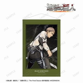 Designer creation Attack on Titan New Illustration Jean Leading the Fight ver. B2 Wall Scroll