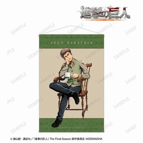 Gaming Model Attack on Titan New Illustration Jean Tea Time ver. B2 Wall Scroll