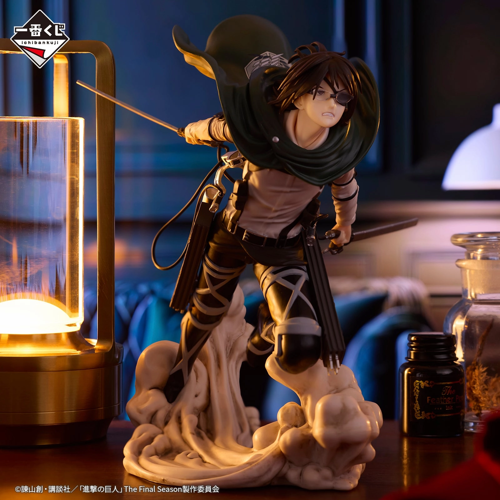 Attack on Titan The Rumbling Hange Figure - 14th commander of the Survey Corps [Ichiban-Kuji Prize C] Blind Box Toy Multi Pack