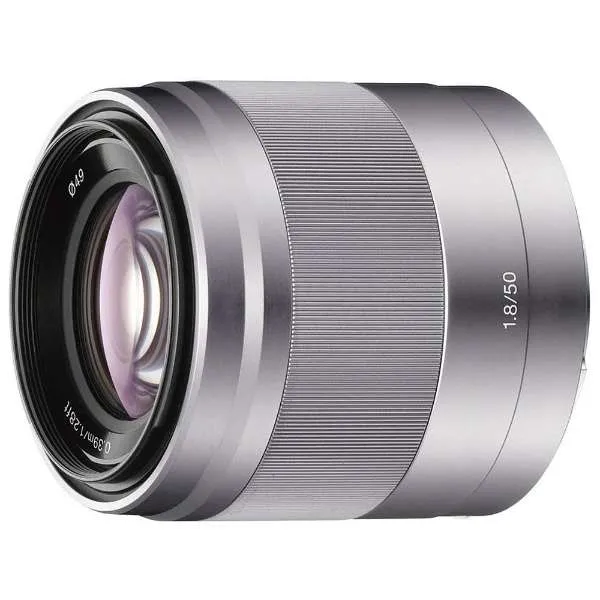 SONY Camera Lens E 50mm F1.8 OSS for APS-C Silver SEL50F18 [Sony E /Single Focal Length Lens] Award Winner PVC Toy