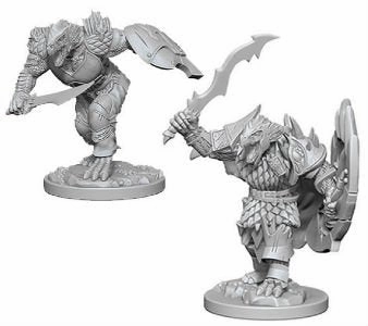 No Paywall Stunt Coordinator D&D Unpainted Minis WV4 Dragonborn Male Fighter