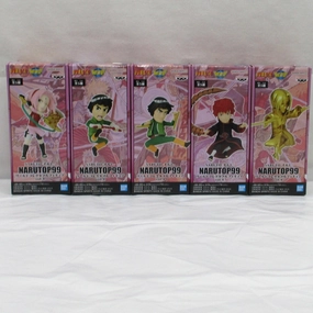 Bandai Spirits [NARUTO] NARUTOP99 World Collectable Figure vol.4 5 Set Artistic Sculpture