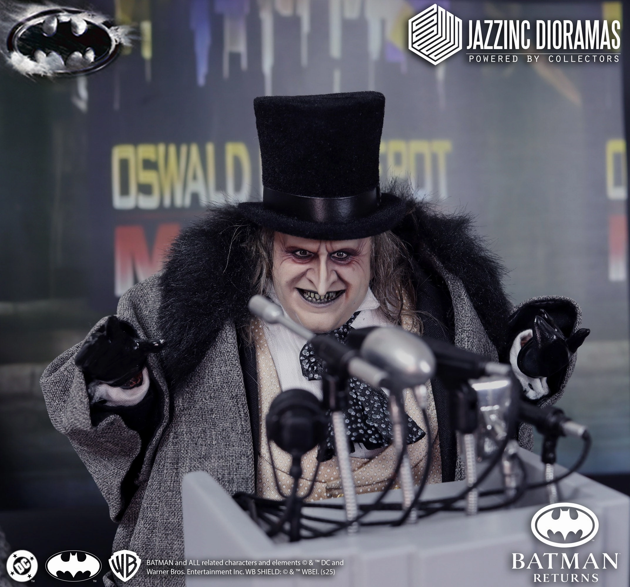 Batman Returns (1992) - The Penguin (Deluxe 2-Pack) 1/6 Scale Figure Set Top Rated Plush Companion