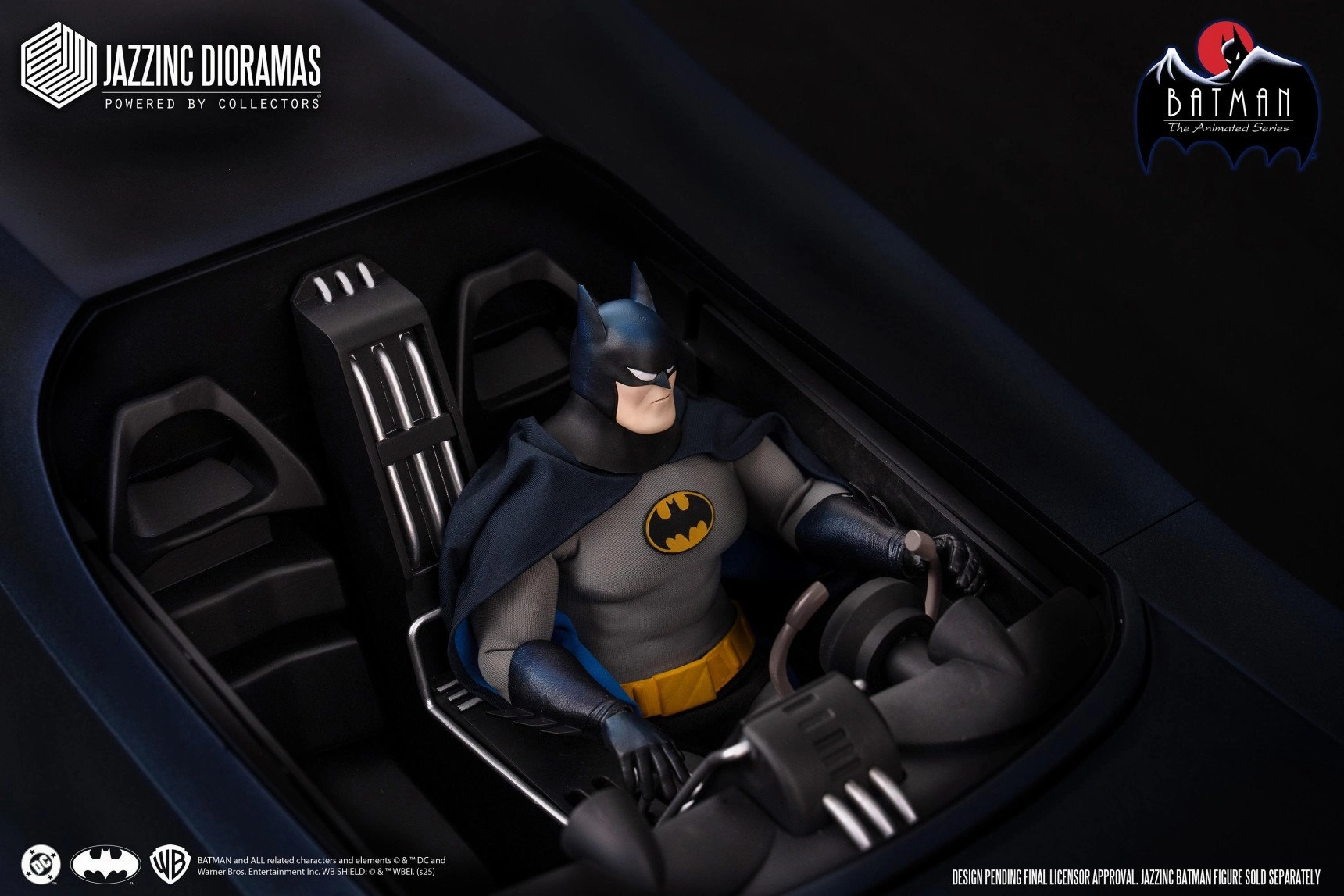 Batman: The Animated Series - Batmobile (Blue Shaded) 1/6 Scale Vehicle Landmark Replica Tool Accessory