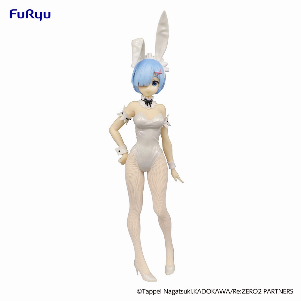 Metallic Finish BiCute Bunnies Figure Rem White Pearl Color Ver. Prize Figure (Re-Run)