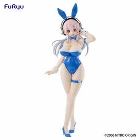 Anniversary Present Designer Piece BiCute Bunnies Figure Super Sonico Blue Rabbit ver.- Prize Figure