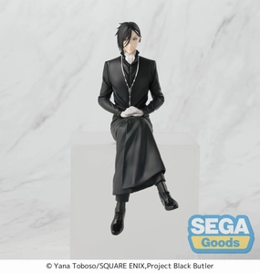 Black Butler: Boarding School Arc PM Perching Figure Sebastian Michaelis Chibi Product Miniature Art