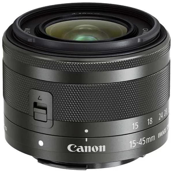 Interactive Toy Gaming Hobby CANON Camera Lens EF-M15-45mm F3.5-6.3 IS STM Graphite [Canon EF-M / zoom lens]