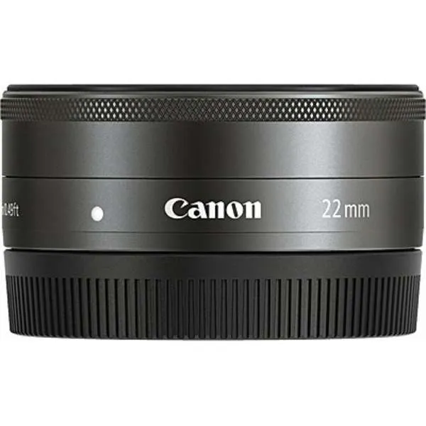app connected CANON Camera Lens EF-M22mm F2 STM Black [Canon EF-M /Single Focal Length Lens]