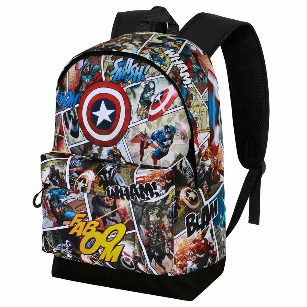 CAPTAIN AMERICA - Comics - Sac ?? Dos HS FAN '44x31x18cm' Superb Artist