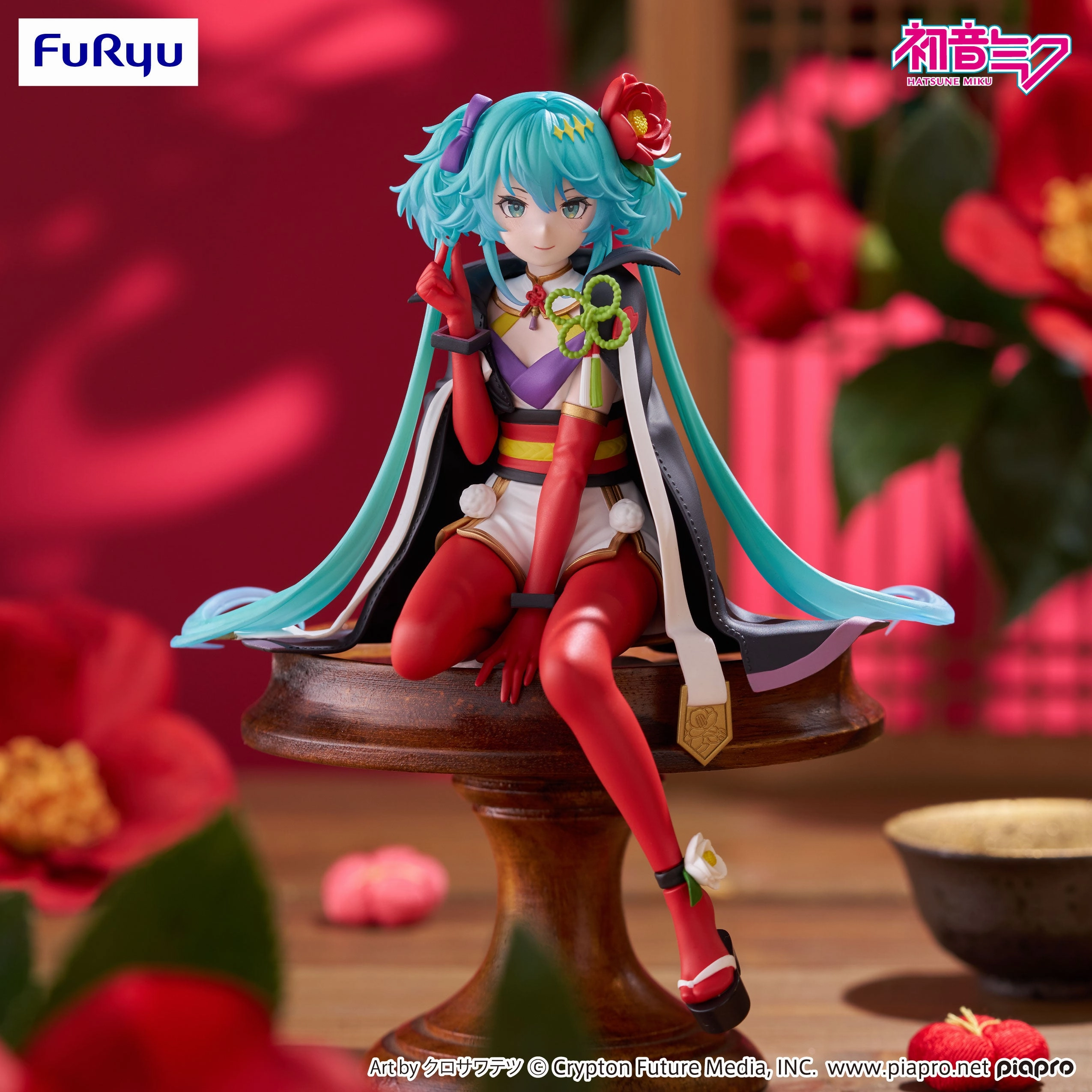 Gallery Worthy Virtual Collectible Character Vocal Series 01: Hatsune Miku Noodle Stopper Figure Flower Fairy Camellia