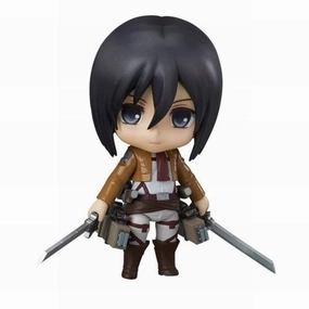 Nendoroid Attack on Titan Mikasa Ackerman, Non-scale, ABS & PVC, Pre-painted Action Figure Medieval Knight Farm Animal
