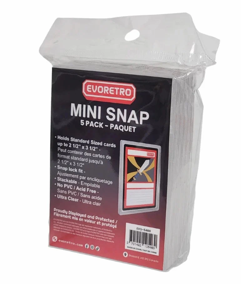 Exclusive Find Unboxing EVORETRO - Mini Snap Card Holders 5pc