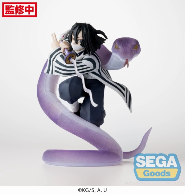 Collectible Toy Sculpture Xross Link Anime Demon Slayer: Kimetsu no Yaiba Figure Obanai Iguro Hashira Training Arc Global Phenomenon multicultural