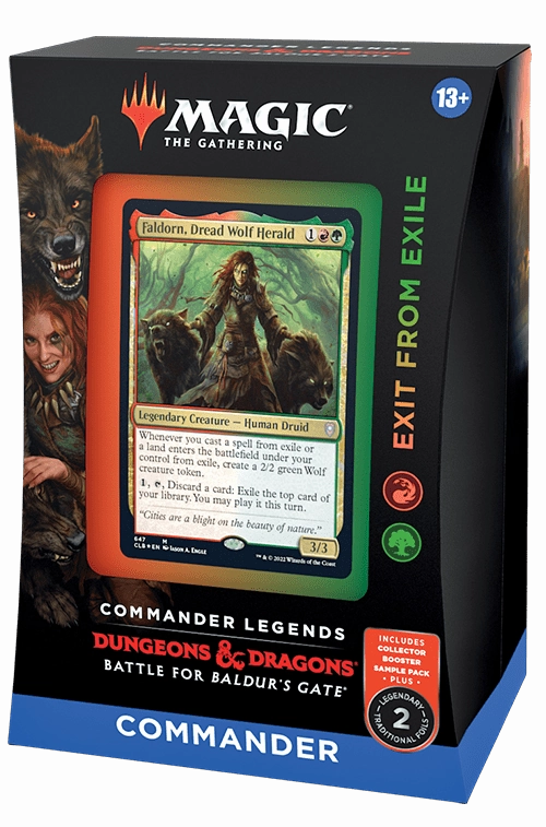 MTG Commander Legends: Battle For Baldur's Gate Deck - Exit from Exile Premium Surprise Item