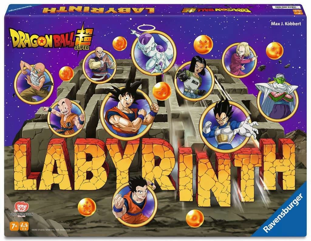 DRAGON BALL SUPER - Jeu de Plateau Labyrinth Random Find Series Random Character Grab