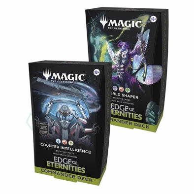MTG EDGE OF ETERNITIES COMMANDER SET OF 2 (7/25/25) Mystery Drops Collector's Pack Reveal Hidden Find Discovery