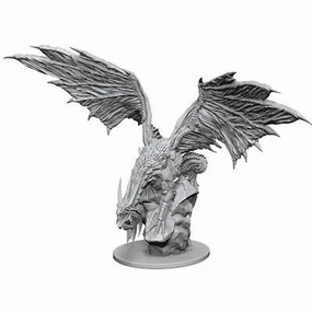 PF Unpainted Minis WV4 Silver Dragon Nonprofit Support Emotional Impact
