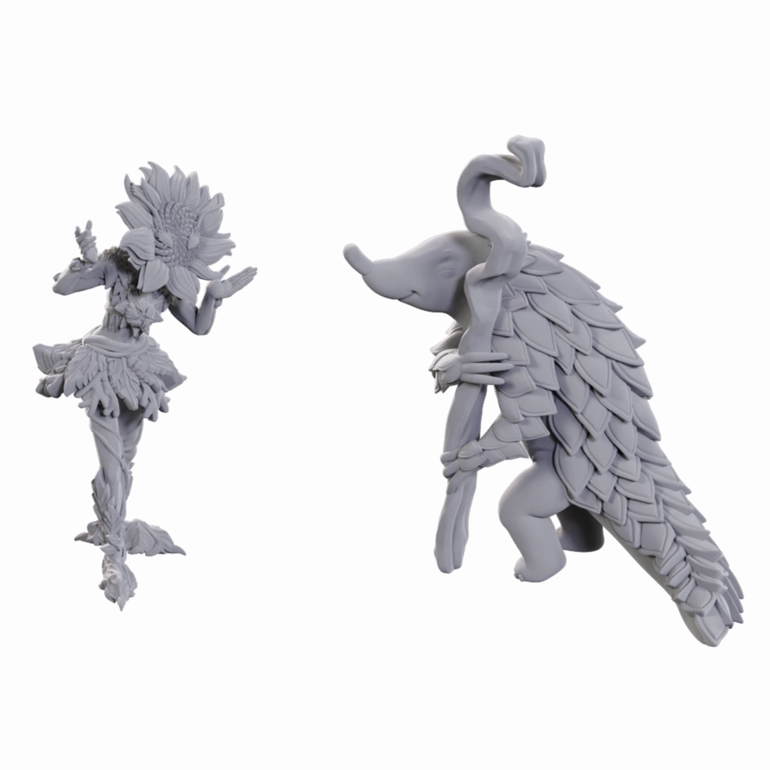 Quick Thinking Amateur League PF UNPAINTED MINIS WV25 SUNFLOWER LESHY AND FRUIT LESHY