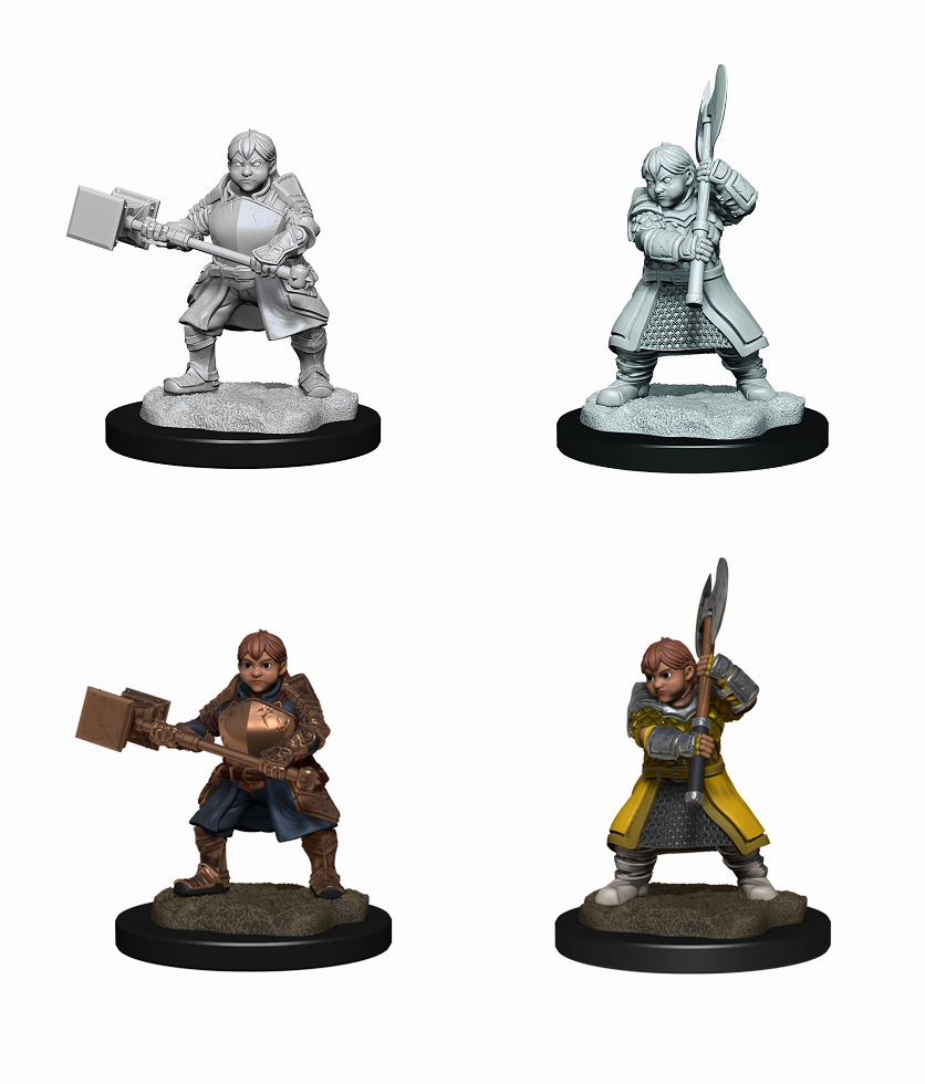 Simultaneous Play Equality Movement CR UNPAINTED MINIS WV1 DWARF EMPIRE FIGHTER FEMALE