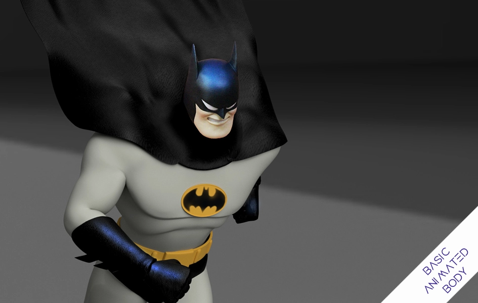 Evergreen Product Batman: The Animated Series - Batman (Basic Animated Body) 1/6 Scale Figure