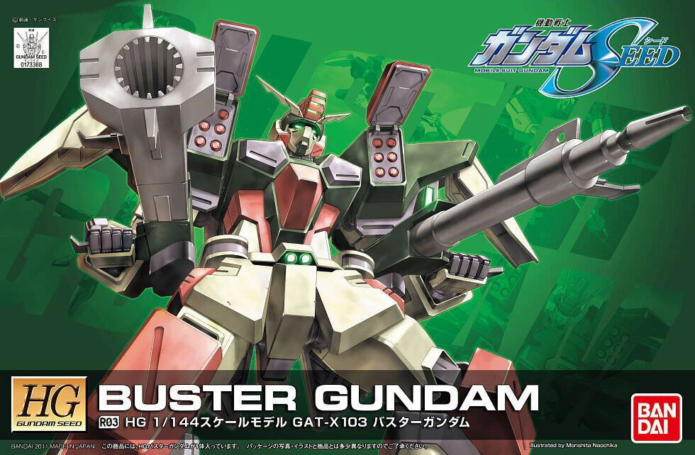 HG 1/144 R03 Buster Gundam Desktop Statue Living room