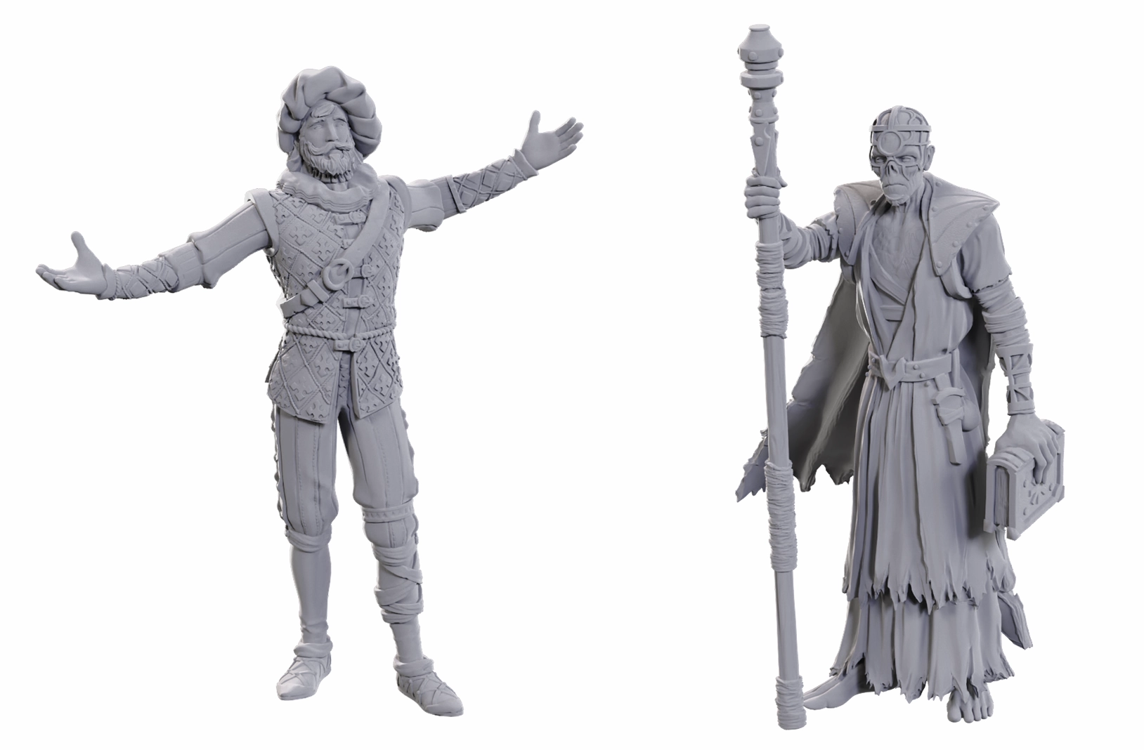 DND UNPAINTED MINIS SPECIAL EDITION BALDUR'S GATE 3 - VOLO & WITHERS Especially Scarce Open Conclusion