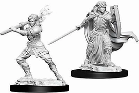 D&D Unpainted Minis WV10 Female Human Paladin Audio Excellence