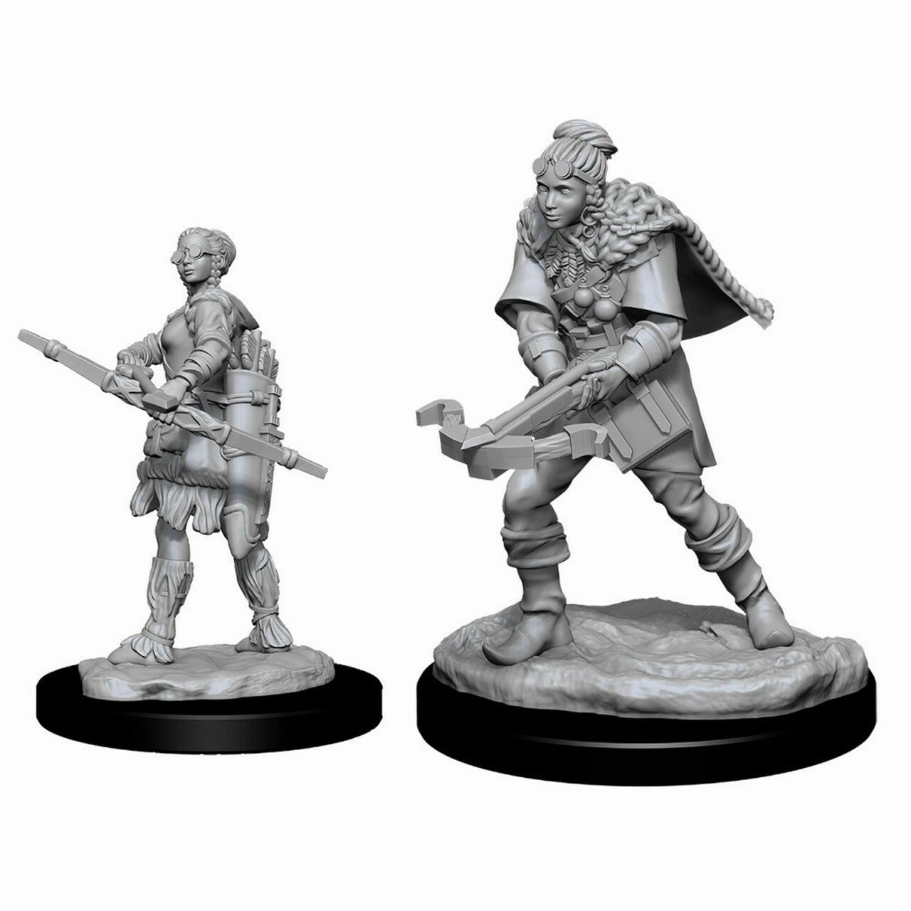 Respectful Design Soundtrack Included D&D Unpainted Minis WV11 Female Human Ranger