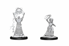 Persistence Reward Secondly Scarce D&D Unpainted Minis WV12 Drow Mage/Drow Priestess