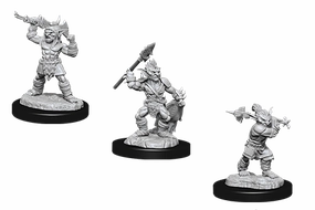 Localization Quality Next-Gen Version D&D Unpainted Minis WV12 Goblins And Goblin Boss