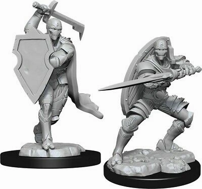 Climbing Mechanics Engineering Challenge D&D Unpainted Minis WV13 Warforged Fighter Male