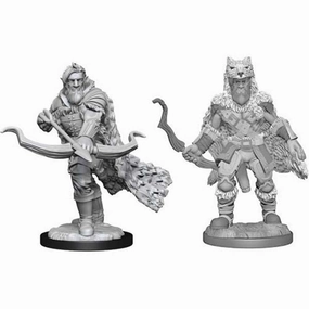 Procedural Animation D&D Unpainted Minis WV14 Firbolg Ranger Male