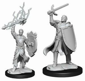 D&D Unpainted Minis WV14 Half-Elf Paladin Male Family Support