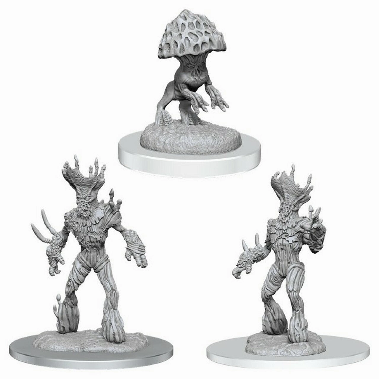 Cyberpunk Aesthetic D&D Unpainted Minis WV16 Myconid Sovereign/Sprouts