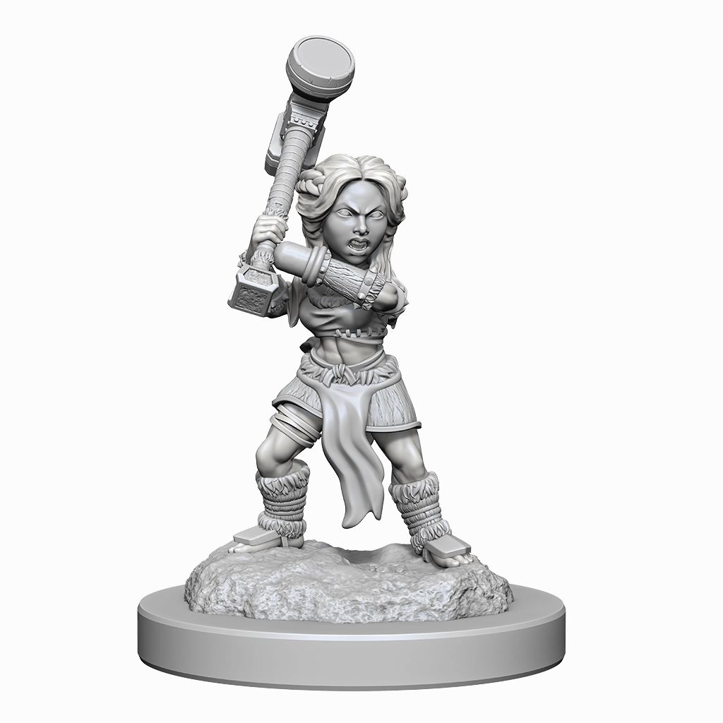 Volunteer Time D&D Unpainted Minis WV18 Halfling Barbarians